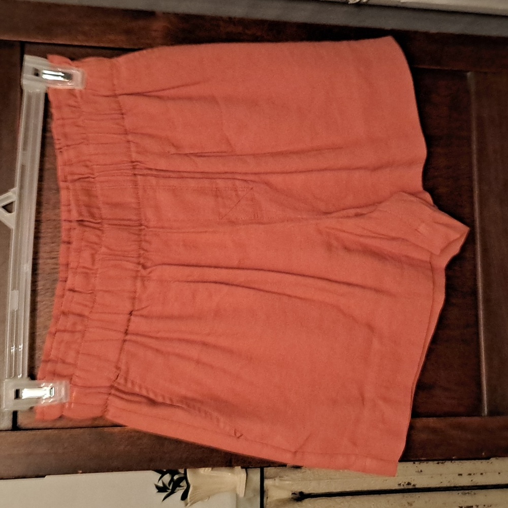 Mauby woman's size small dusty clay high waisted shorts